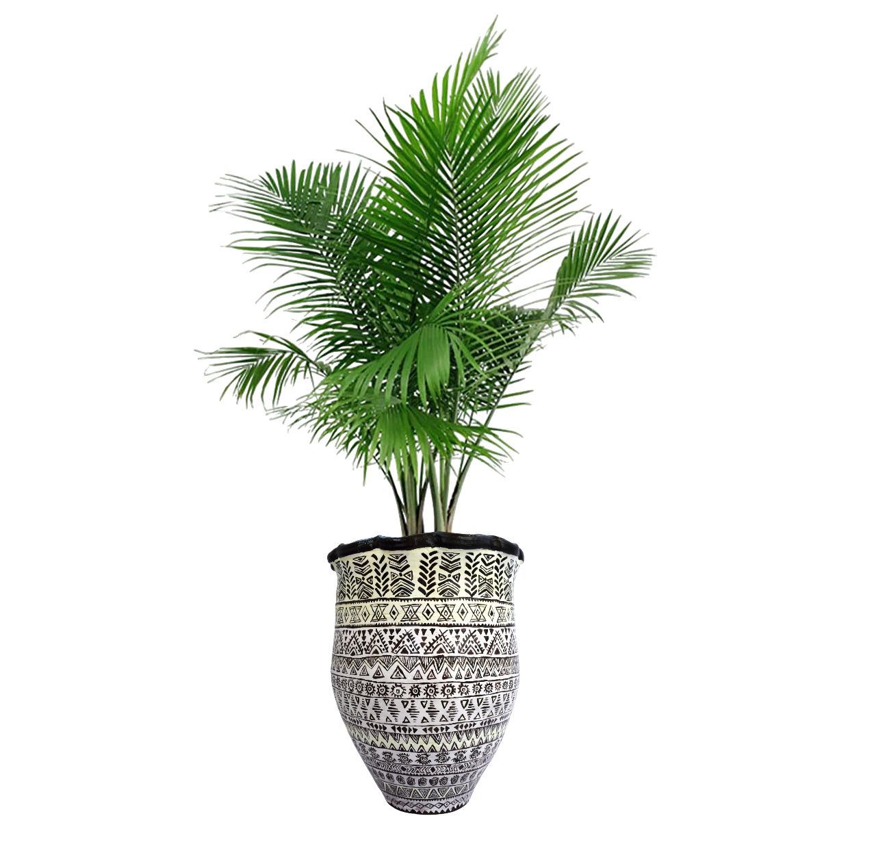 HP1017 Glow in the dark large terracotta plant pot