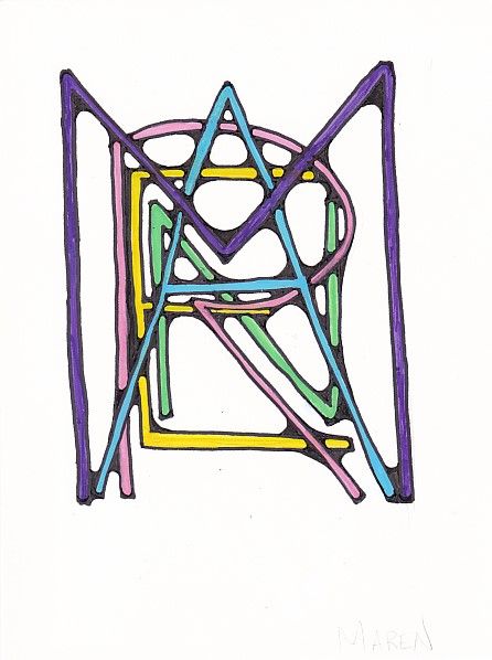 ZZZ Name Art: Maren