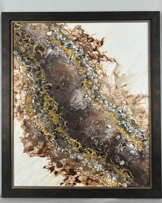 Golden Road - “A path lit with earth’s treasures, guiding the traveler toward light and promise.”