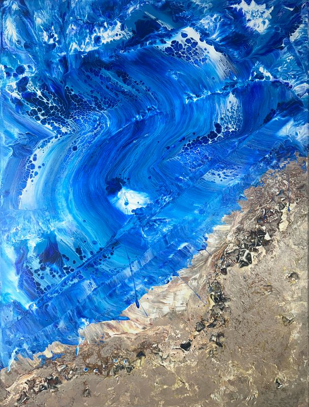Shark Tooth Beach - “Fragments of resilience, carried by the tide.”