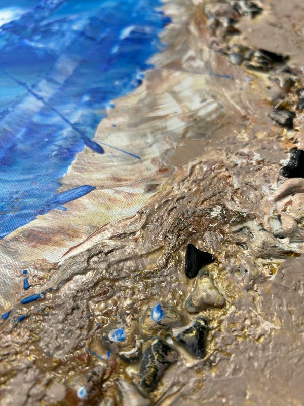 Shark Tooth Beach - “Fragments of resilience, carried by the tide.”