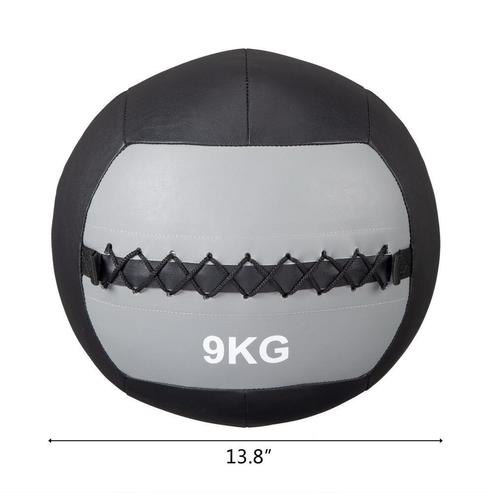 9kg Unstable Balance Training Rehabilitation Gravity Ball Fitness Soft Medicine Ball Gray
