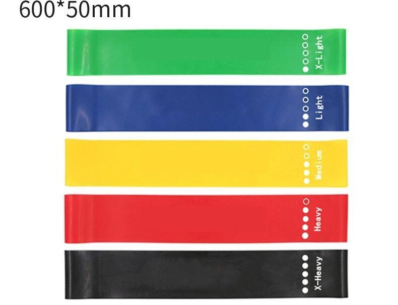 Elastic Band Resistance Band Tension Band Yoga Supplies Men And Women Fitness Exercise Squat Hip Circle Beautiful Hip Belt Silicone