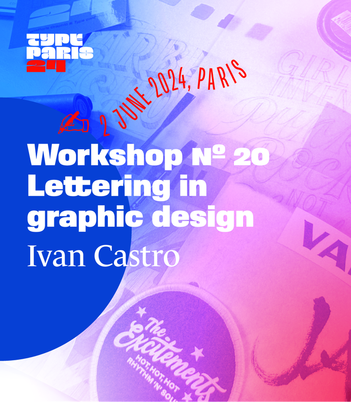 Workshop Nº 20 Lettering in graphic design