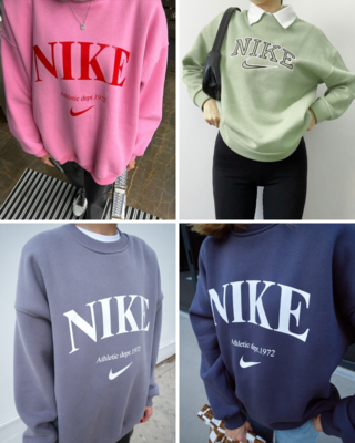 Swoosh Vintage Sweaters