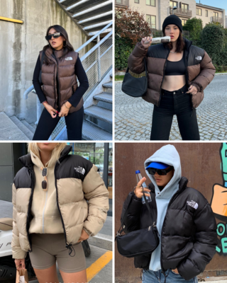 TNF Vinatge Puffers