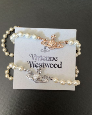Mini Saturn Pearl Necklace