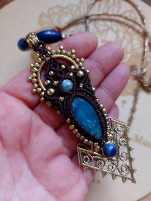Hemimorphite pendant