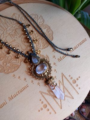 Rose quartz pendant