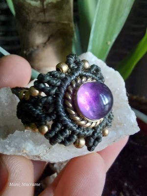 Macrame rings