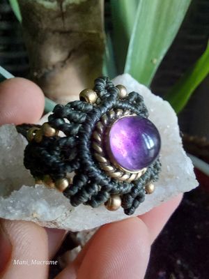 Macrame ring