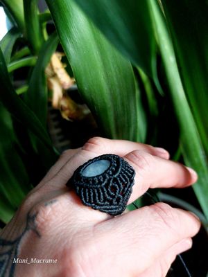 Unisex Moonstone ring