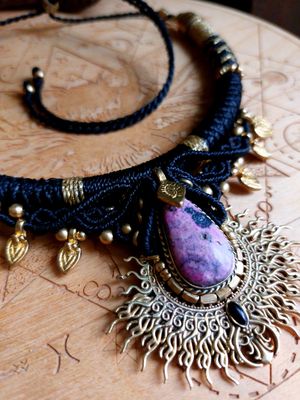 Rhodonite necklace 