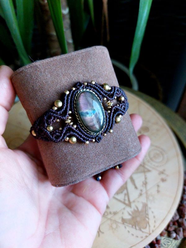 Labradorite bracelet 