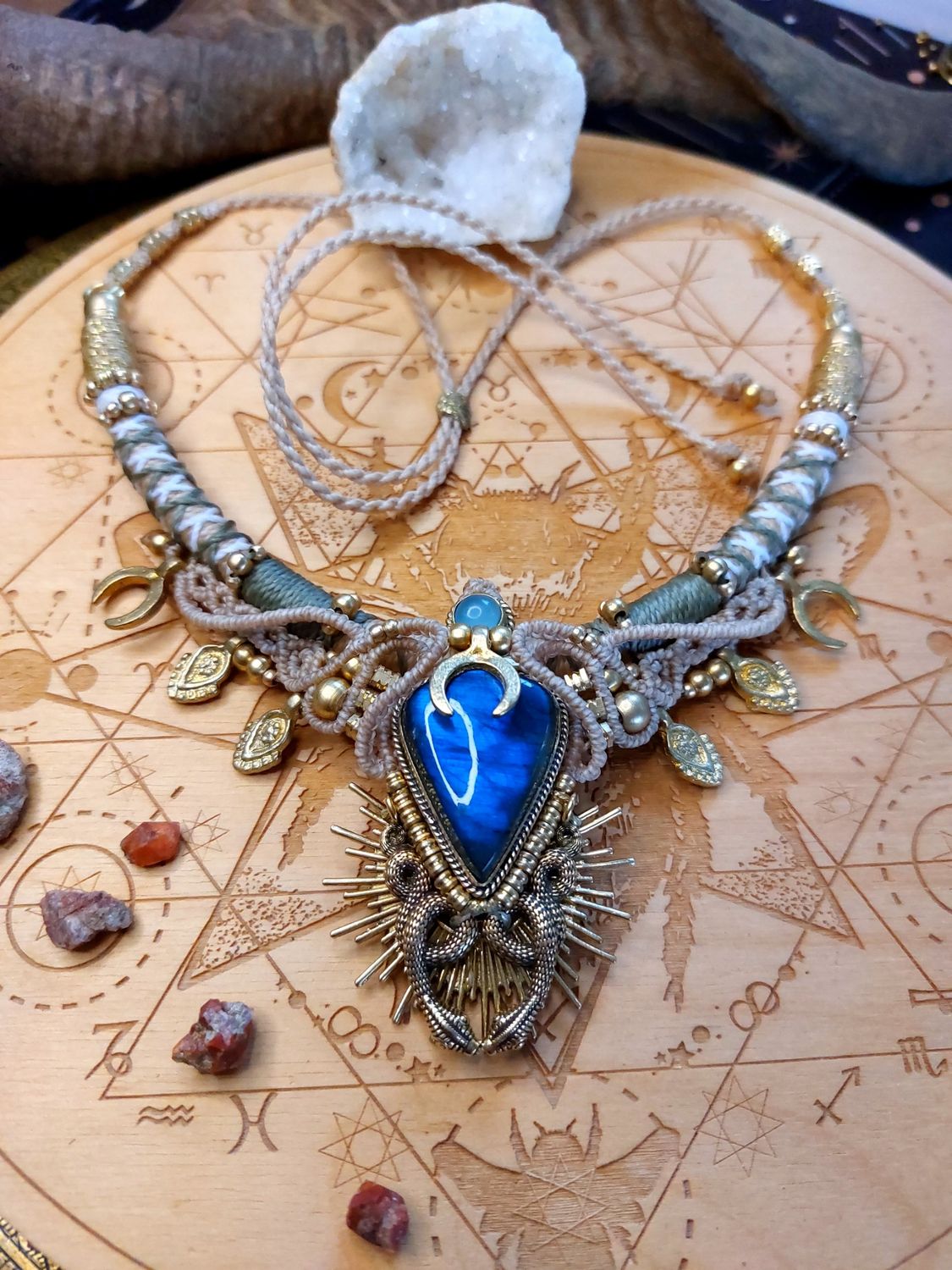 Labradorite necklace 