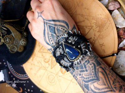 Chunky bracelet black