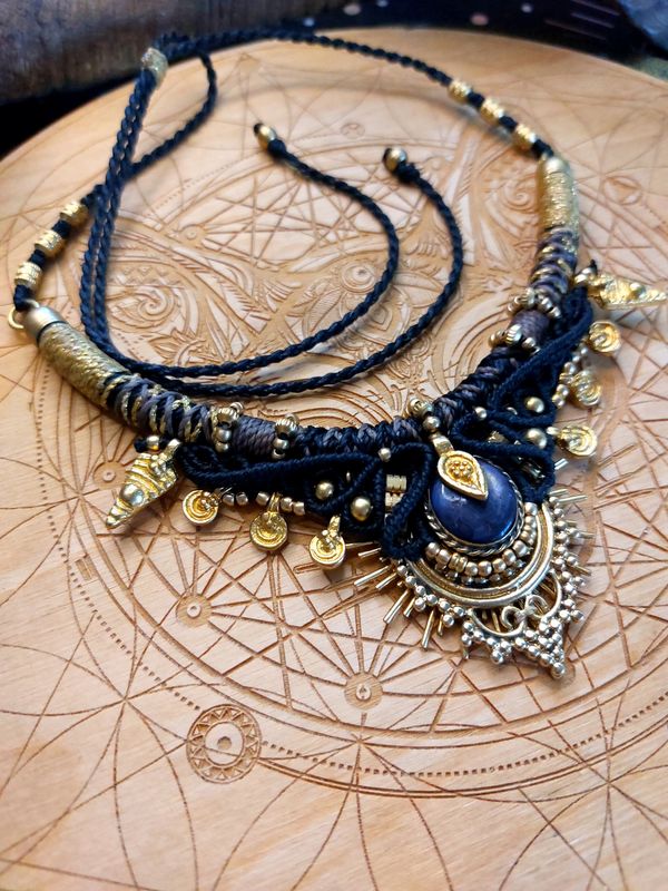 Star sapphire necklace