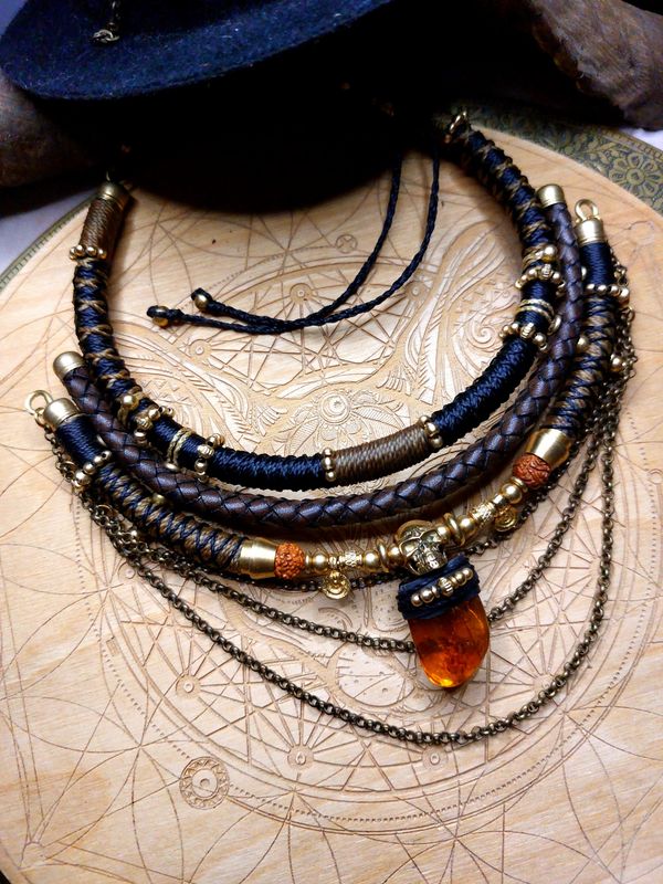 Baltic Amber worrior choker
