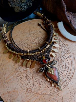 Solar heart necklace 