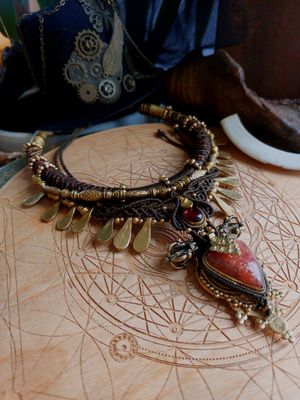 Solar heart necklace 