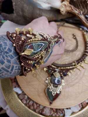 Dragons blood deer bracelet