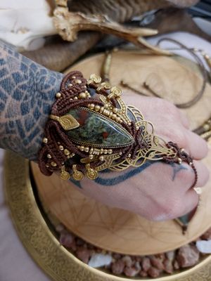 Dragons blood deer bracelet