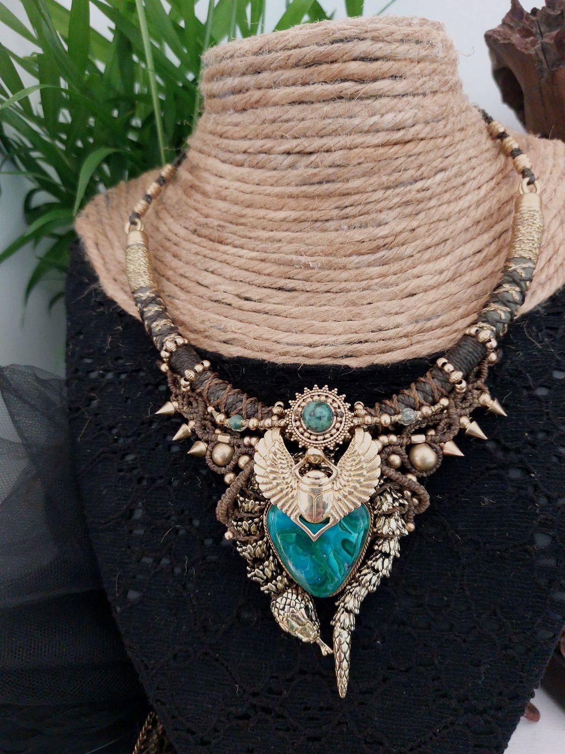 Aqua serpent talisman