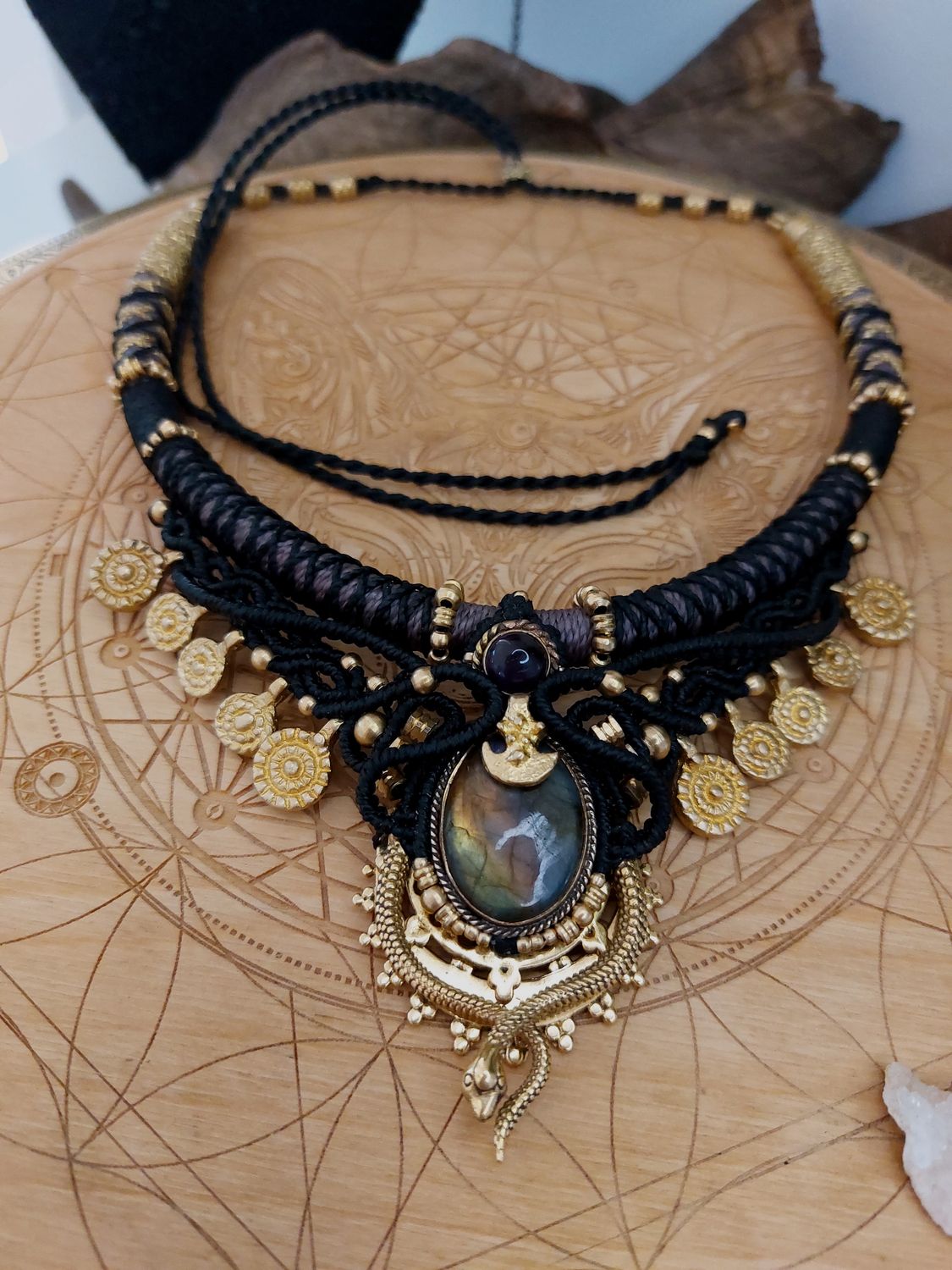 Serpent of Hidden Light Necklace