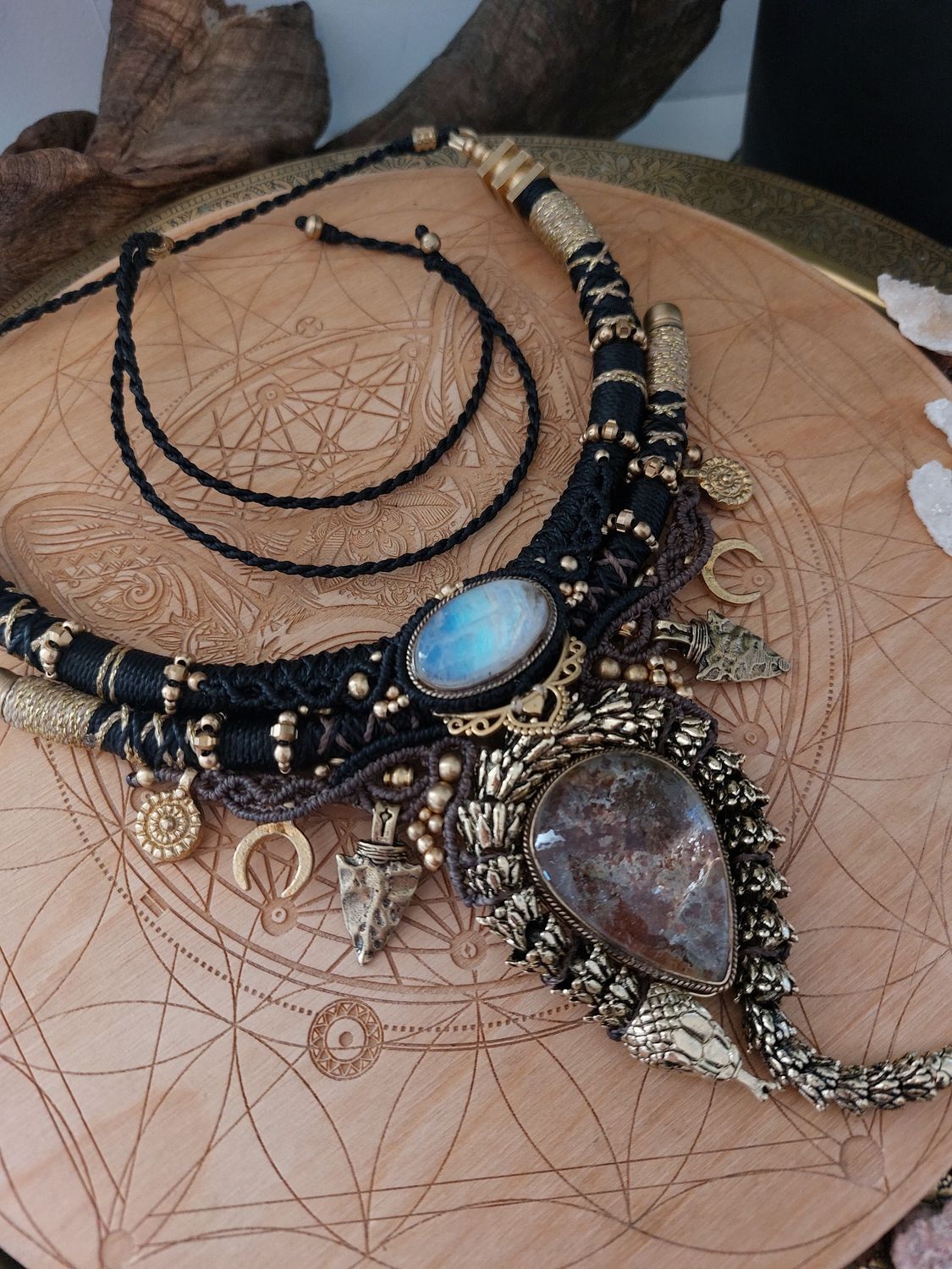 Moonlit Oracle Garden Necklace
