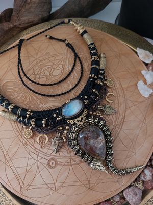 Moonlit Oracle Garden Necklace