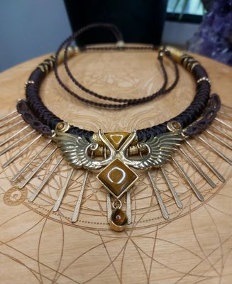 Celestial Wing Tiger’s Eye Necklace