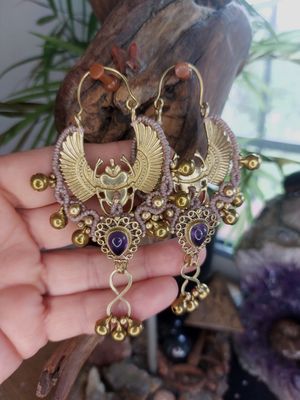 Mystic Amethyst Earrings
