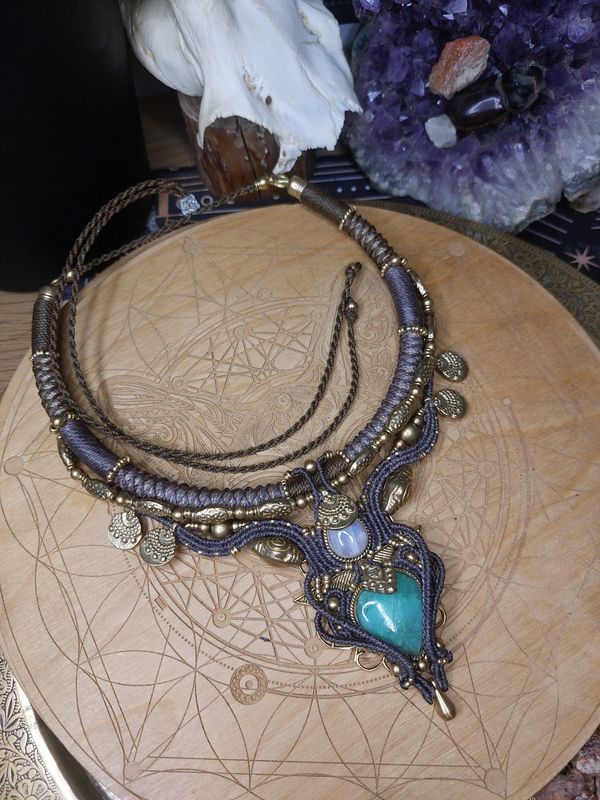 Heart Luna Talisman Necklace