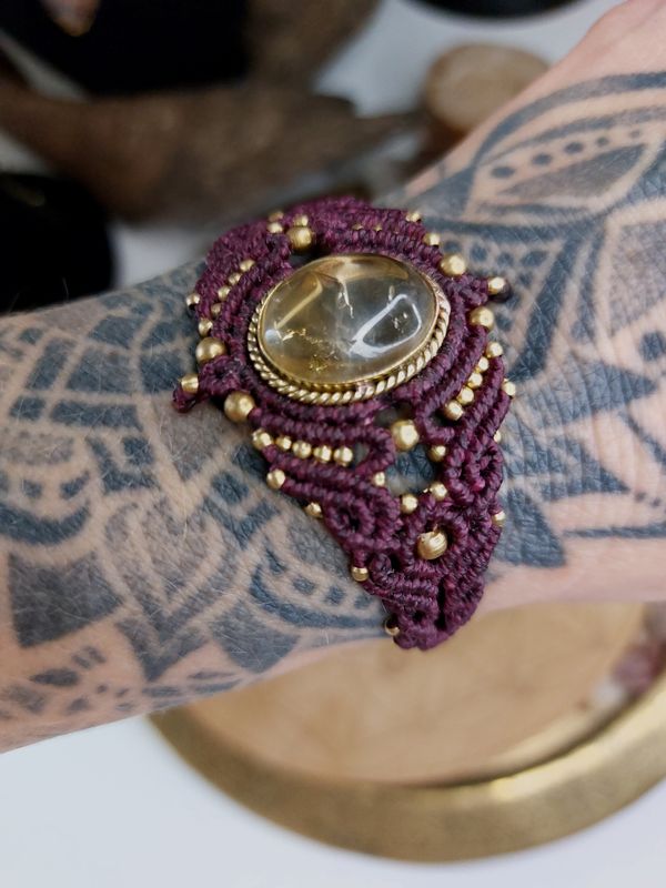Solar abundance cuff bracelet 