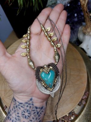 Chrysoprase Heart Necklace