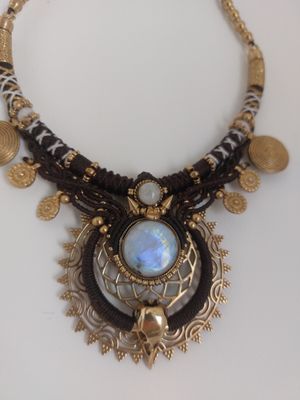 Moonlit Raven necklace