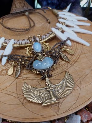 Isis Moonstone Necklace