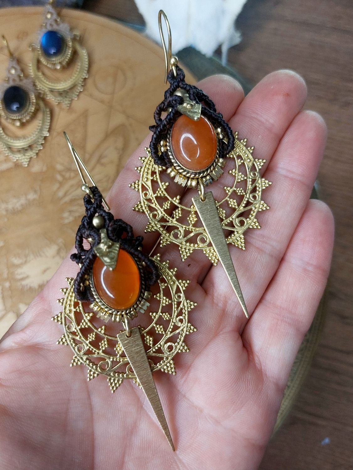 Sunfire Carnelian Earrings