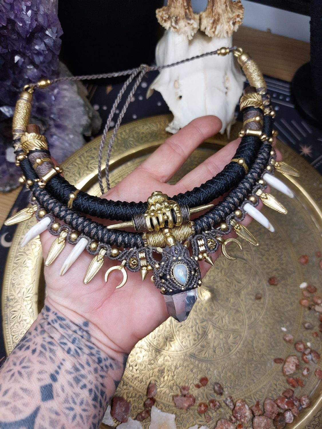 Celestial Abyss Warlord Talisman Necklace