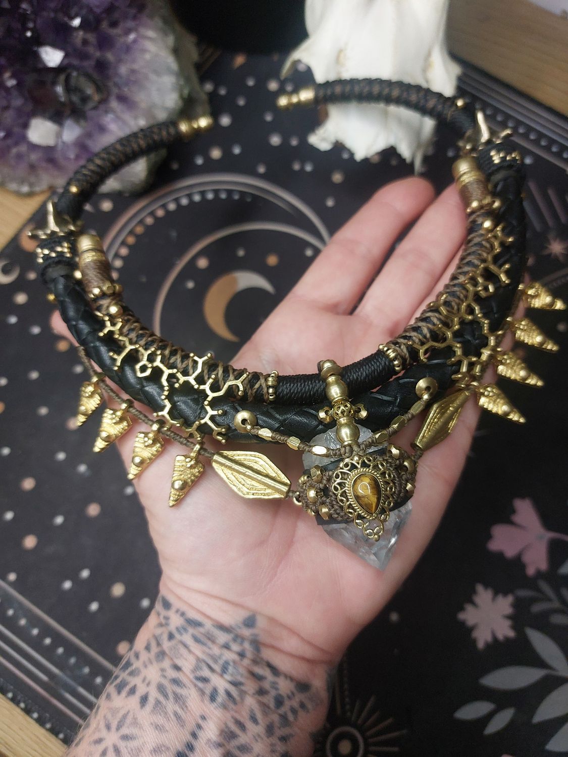 Shadow Oracle Tiger's Gaze Necklace