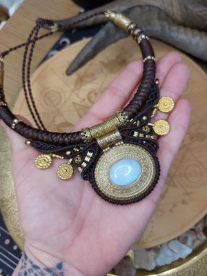 Lunar Coin Talisman Choker