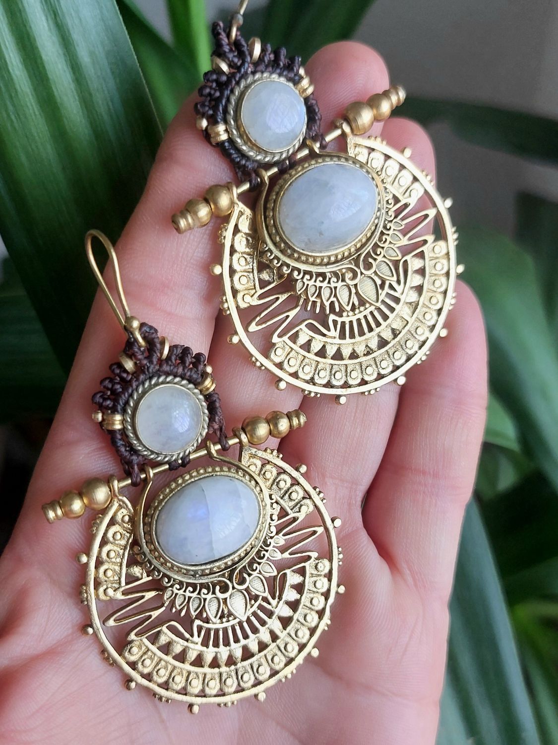 Moonlit Mandala Earrings