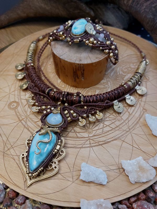 Ocean Serpent Talisman Necklace
