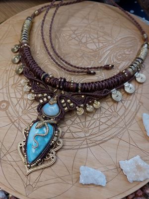 Ocean Serpent Talisman Necklace