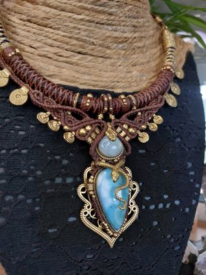 Ocean Serpent Talisman Necklace