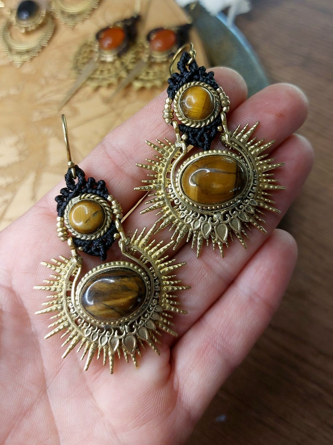 Golden Guardian Earrings