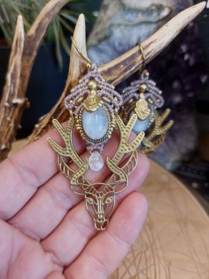 Lunar Stag Earrings