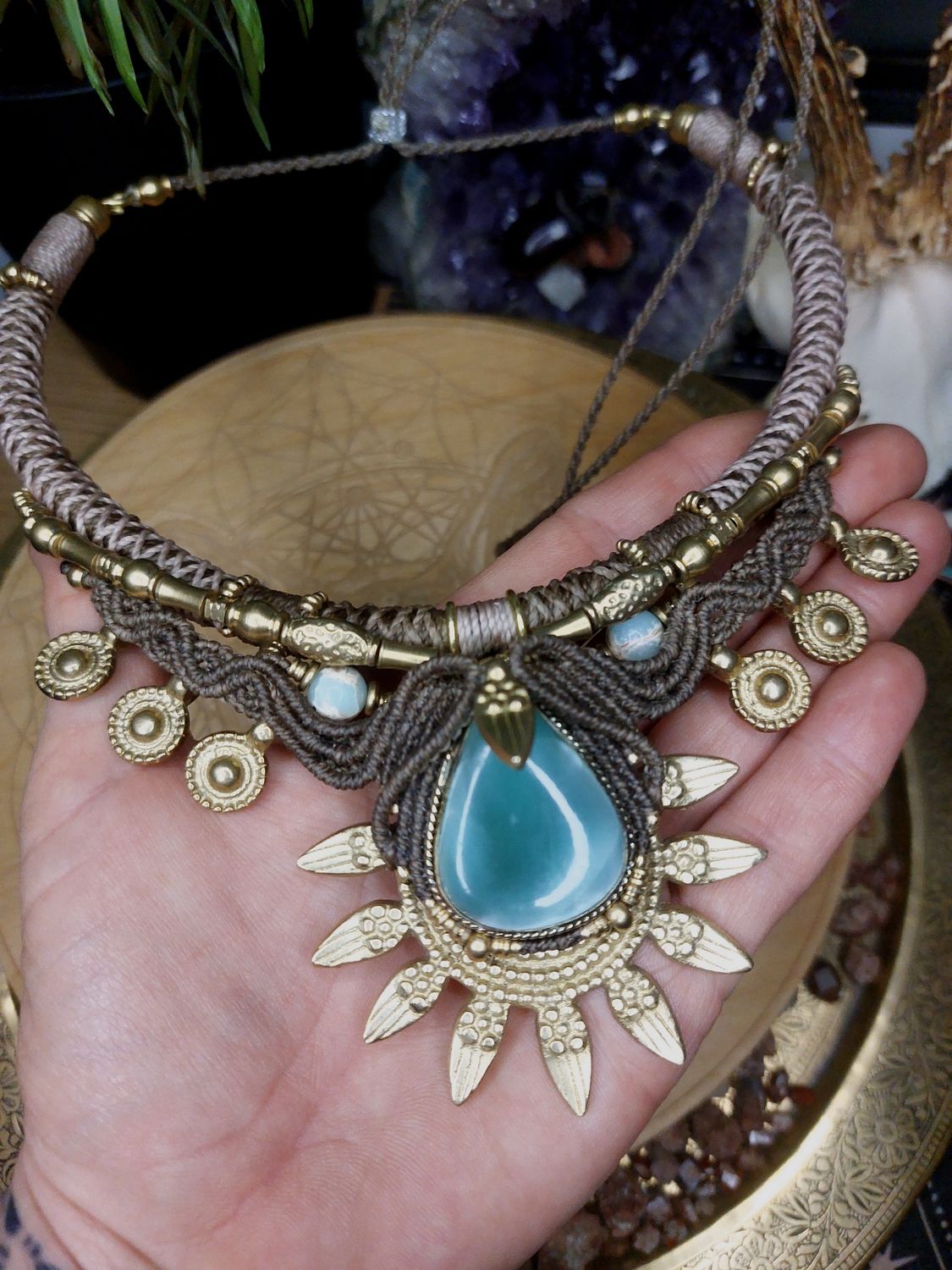 Sunburst serenity necklace