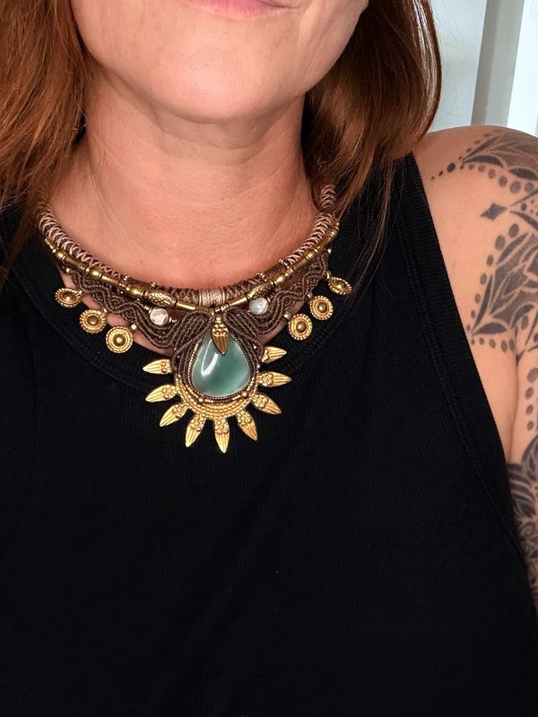 Sunburst serenity necklace