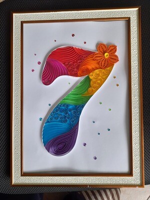 Personalised Quilled Frames